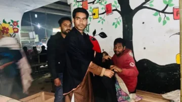 শ্রীপুরে শহীদ জিয়ার জন্মবার্ষিকীতে শীতবস্ত্র বিতরণ