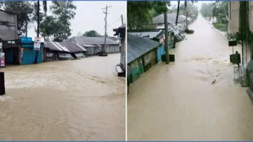 ফেনীতে ভয়াবহ বন্যায় পানিবন্দি হাজার হাজার মানুষ