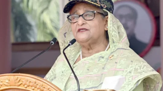 বাংলাদেশ আর কখনো পেছনে ফিরে তাকাবে না -প্রধানমন্ত্রী