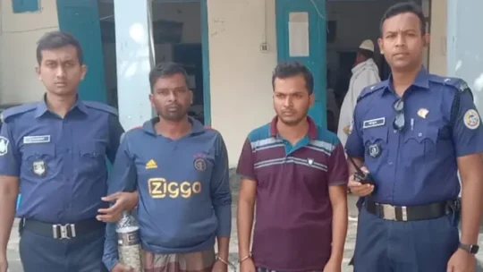 মা-বাবাকে জুতাপেটা করায় দুই ছেলে গ্রেপ্তার
