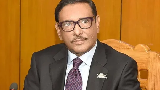 আন্দোলনের নামে দেশে অশান্তি সৃষ্টি করতে চায় বিএনপি -কাদের