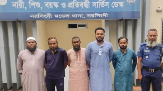 নরসিংদীতে নাশকতার মামলায় জামায়াতে আমিরসহ আটক ৫