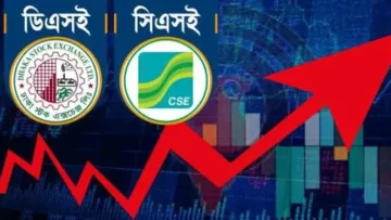 উদ্বেগ কাটিয়ে ঊর্ধ্বমুখী শেয়ারবাজার