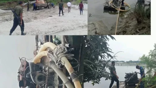 পাটগ্রামে ৩০টি বোমা মেশিন বিনষ্ট ও জরিমানা