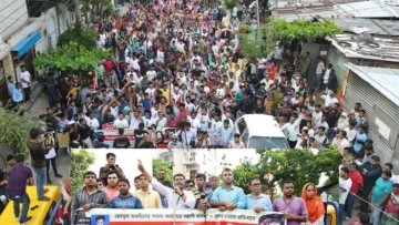 সুজন হত্যার বিচারের দাবিতে রাজধানীতে মানববন্ধন ও বিক্ষোভ সমাবেশ