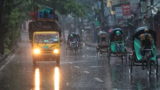 তিন বিভাগে ভারী বৃষ্টির বর্ষণ হতে পারে