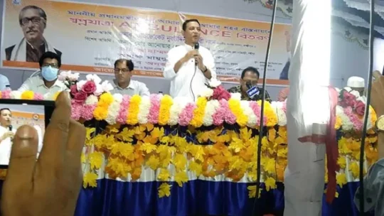 রায়পুরে স্বপ্নযাত্রা এম্বুলেন্স’র যাত্রা শুরু