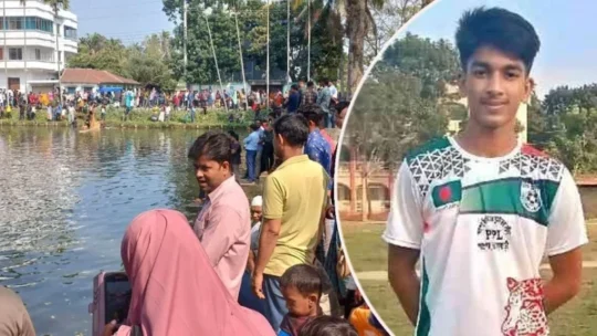 বন্ধুদের সঙ্গে বাজি ধরে সাঁতরে পুকুর পার হতে গিয়ে এসএসসি পরীক্ষার্থীর মৃত্যু