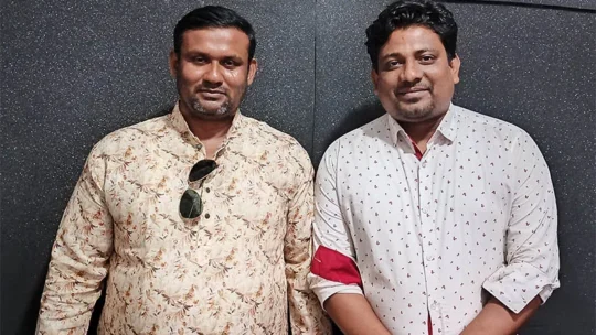 সালথা উপজেলা প্রেসক্লাবের সভাপতি টুটু চৌধুরী ও সম্পাদক আরিফুল
