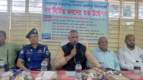 পাটগ্রামে নব-নির্মিত ভবন উদ্বোধন করলেন এমপি মোতাহার